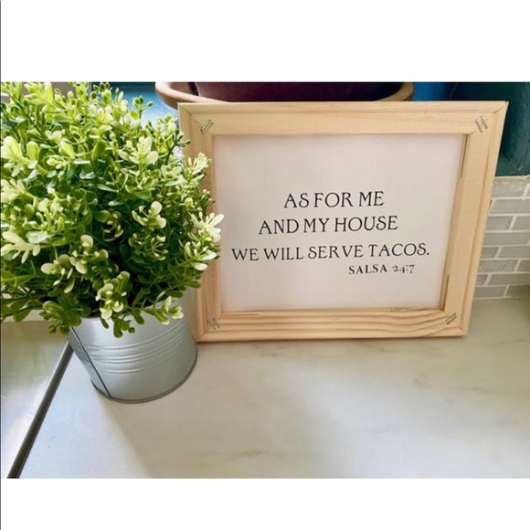 ⭐️ Hilarious “ Tacos “ Welcome Sign - Picture 3 of 3